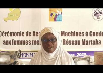 Remerciement de représentant du réseau Martaba de Tsarnawa