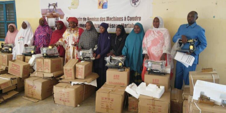Remise de machines à coudres aux femmes du réseau Martaba de Madarounfa